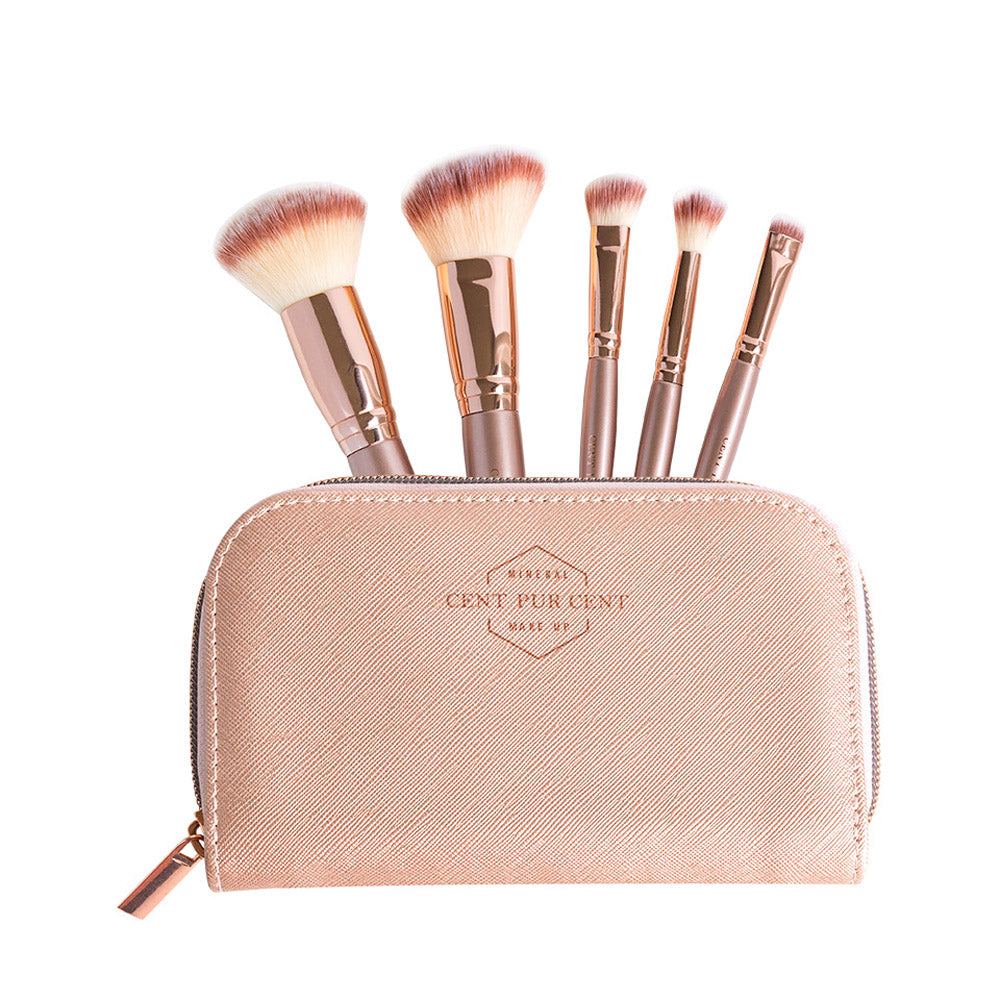Cent Pur Cent - Brush Set met Clutch - The Pure Beauty Shop