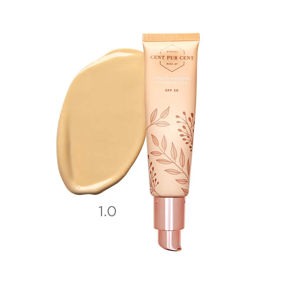 Cent Pur Cent - Liquid Mineral Foudation SPF 30 - The Pure Beauty Shop